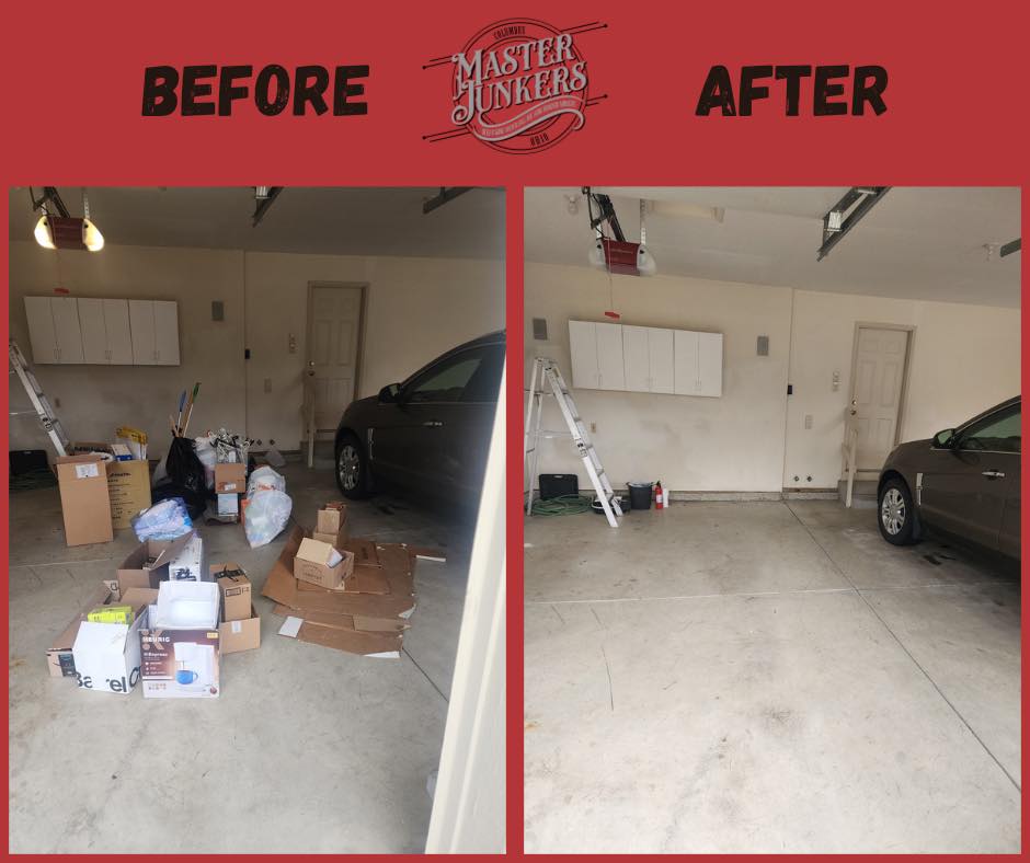 Lewis center junk removal project before and after picture