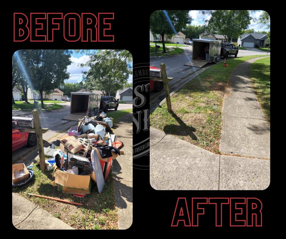 curbside pickup junk removal in Columbus Ohio