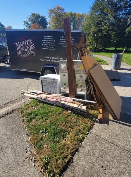 appliance removal on yard