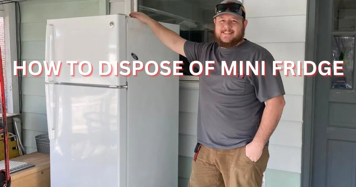 Blog 5 How to Dispose of Mini Fridge